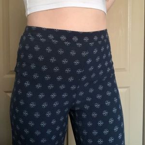 High waisted Patterned Pants